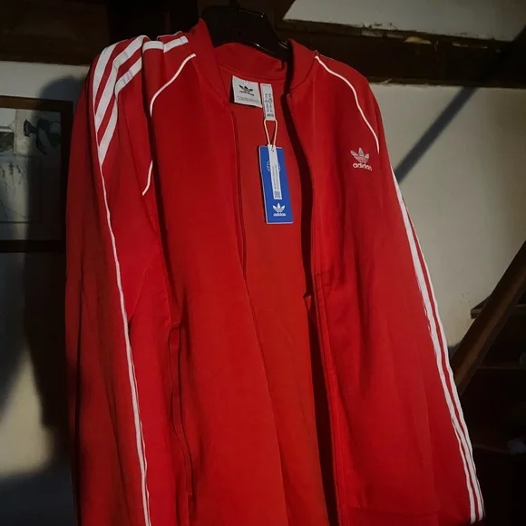 Adidas Bold Red Jacket - Picture 2 of 4